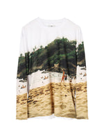 Beach Print Long Sleeve